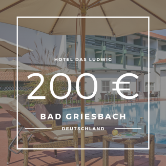 Kachel für Wertgutschein im Hotel das LUDWIG in Bad Griesbach über 200€