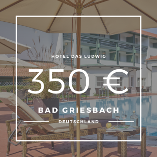 Kachel für Wertgutschein im Hotel das LUDWIG in Bad Griesbach über 350€